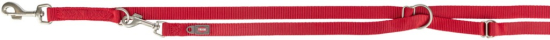 Premium laisse réglable, XS–S: 2,00 m/15 mm, rouge