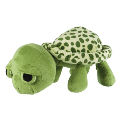 Tortue avec son original, en peluche, 40 cm