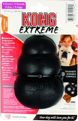 Kong® Jouet Extreme Noir Wobbler - Extra large