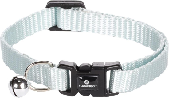 CHAT COLLIER ZIGGI BLEU CLAIR 20-35cm x 10mm x 1mm
