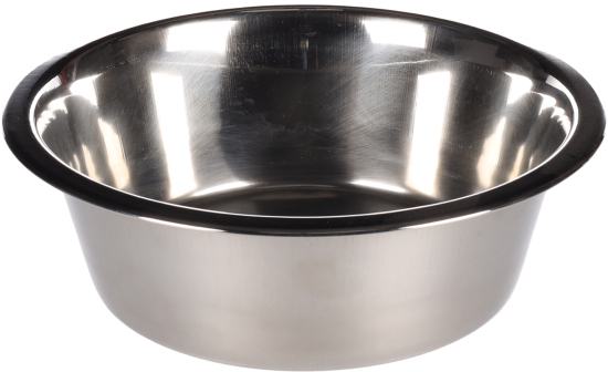 Gamelle pour la nourriture et l'eau Baldwin Rond Argent- 21cm -1600ml