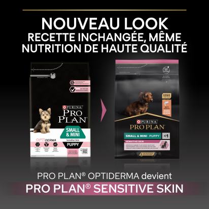 PRO PLAN Chien Small&Mini Puppy Sensitive Skin Saumon 3KG