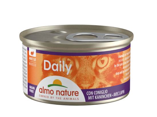 Almo Nature Daily - Grain Free Mousse Avec Lapin Boîte 85 Gr
