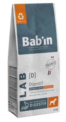 BAB'IN LAB MINI ADULTE DIGESTIF POULET 6 KG
