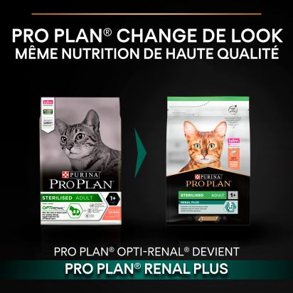 Pro Plan Sterilised Adult RENAL PLUS Saumon 3kg