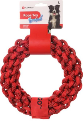 VOKAS ANNEAU ROUGE/NOIR L 25CM