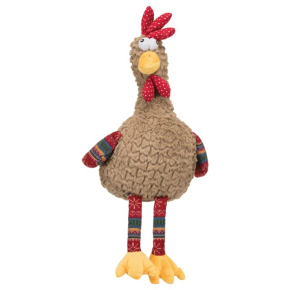 Coq avec son original, en peluche, 60 cm
