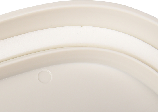 Conteneur à aliments June Rectangle Taupe et Blanc 8,4 Litres
