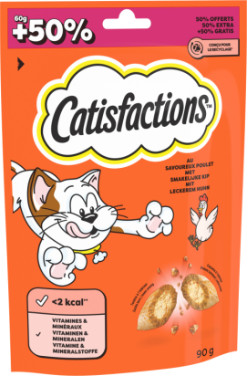 FRIANDISES CATISFACTIONS POULET 90G