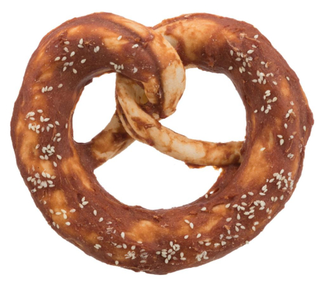 Denta Fun Pretzel avec canard, en vrac, ø 10 cm, 75 g