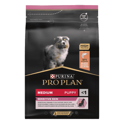 PRO PLAN Chien Medium Puppy Sensitive Skin Saumon 3KG