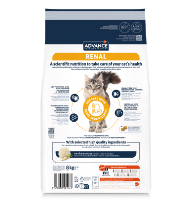 ADVANCE VETERINAIRE CHAT RENAL 8Kg
