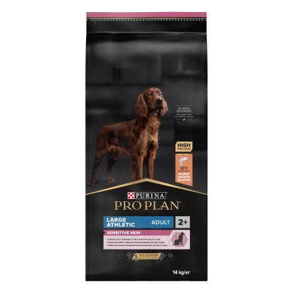 PRO PLAN Chien Large Adult Athletic Sensitive Skin Saumon 14KG