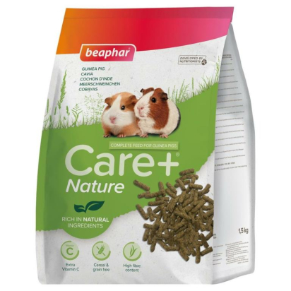Care+® Nature, Aliment Premium pour Cochon d'Inde - 1,5 kg