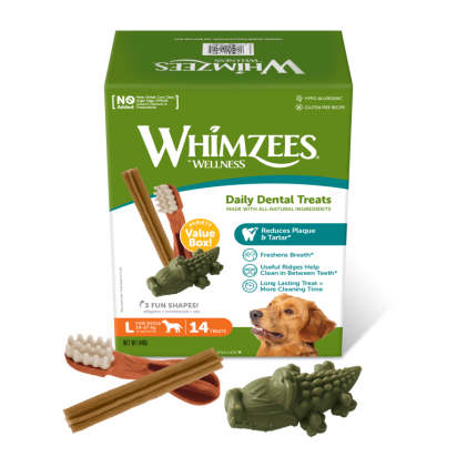 WHIMZEE Snack BOITE MIXTE M 14 friandises