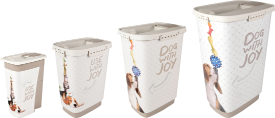 Conteneur à aliments June Rectangle Taupe et Blanc 8,4 Litres