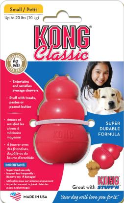Kong® Jouet Classic Rouge Wobbler - Small