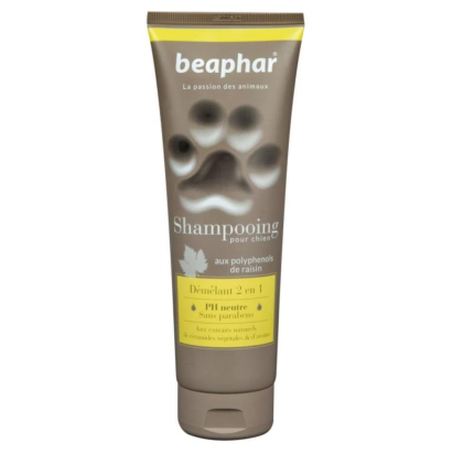 Shampoing Démêlant spécial chien à poils longs BEAPHAR 250 ml