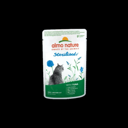ALMO Nature Fonctionnel pour Chat Stérilisé au Thon 70g