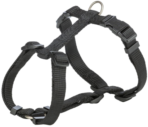 Premium harnais H, XXS–XS: 20–32 cm/10 mm, noir