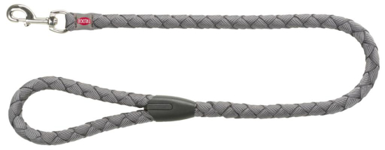 Cavo laisse, S–M: 1,00 m/ø 12 mm, gris graphite