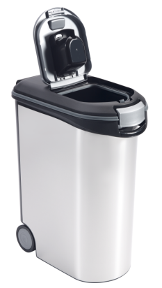 CONTENEUR A CROQUETTES CURVER METAL - 54L/20KG