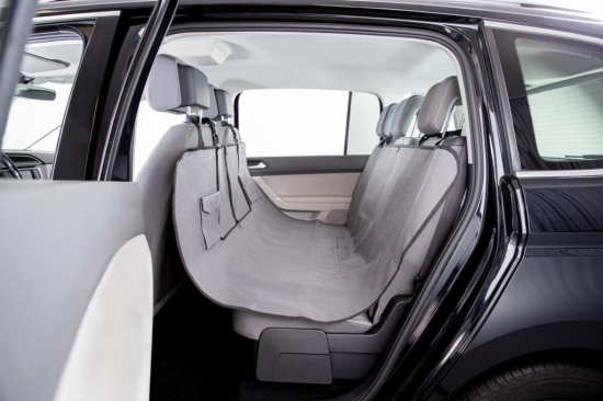 Couverture pour sièges de voiture, 1,40 × 1,45 m, gris