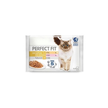 PERFECT FIT POULET SAUMON 4X85GR