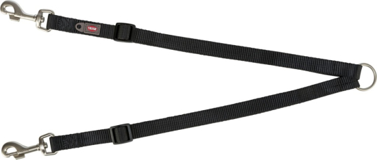 Premium accouple, XS–M: 40–70 cm/15 mm, noir
