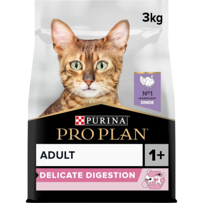 PRO PLAN Delicate Digestion à la dinde pour chat 3KG