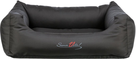 Lit Samoa Vital, angulaire, 65 × 50 cm, noir