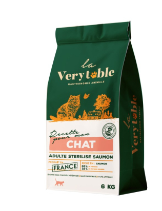 La Verytable croquettes pour chat adulte stérilisé au saumon 6kg
