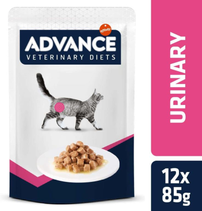ADVANCE VETERINAIRE CHAT HUMIDE URINARY 85G - BOITE DE 12