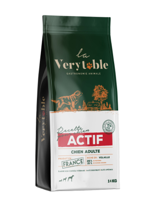LA VERYTABLE CROQUETTE POUR CHIEN ADULTE ACTIF 26/15 14kg