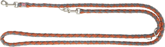 Cavo laisse réglable, S–M: 2,00 m/ø 12 mm, rouille/gris graphite