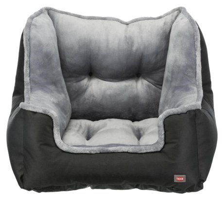 Siège de voiture, 50 × 40 × 50 cm, noir/gris