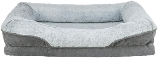 Vital Lit Lino Soft, anguleux, 90 × 65 cm, gris/gris clair