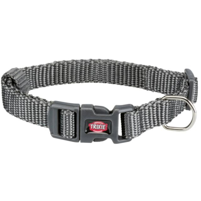 Premium collier, XS–S: 22–35 cm/10 mm, gris graphite