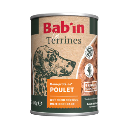 BAB'IN TERRINE CHIEN ADULTE POULET - 400G