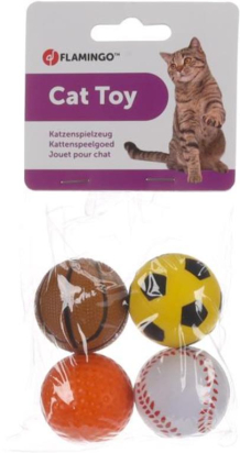 BALLES DE SPORT EPONGE 4CM