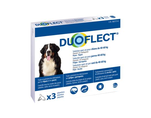 DUOFLECT® solution pour spot-on pour chiens de 40 -60 kg - 3 pipettes