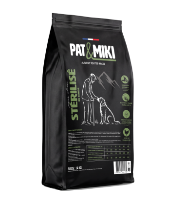 PAT & MIKI CHIEN STERILISE OU SENIOR - VOLAILLES - 14KG