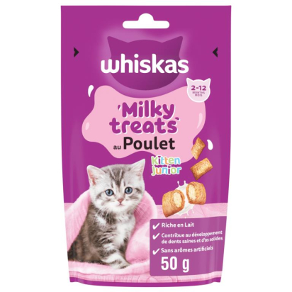 WHISKAS MILKY TREATS CHATON 60GR