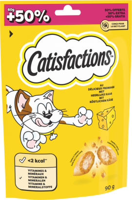 FRIANDISES CATISFACTIONS FROMAGE 90G