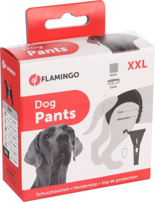 CULOTTE CHIEN SASHA XXL NOIR 