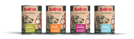 BAB'IN TERRINE CHIEN ADULTE AGNEAU - 400G