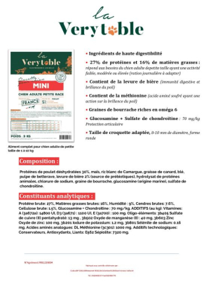 LA VERYTABLE ADULTE ACTIF MINI 27/16 3kg
