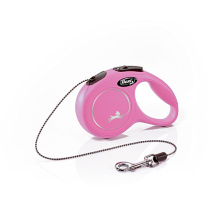 FLEXI CHAT CORDON ROSE XS 3M 