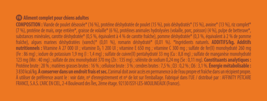 NATURE'S VARIETY chien Original med adult poulet 10kg