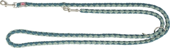 Cavo laisse réglable, S–M: 2,00 m/ø 12 mm, pétrole/sauge